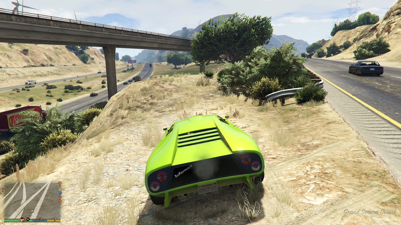 Двадцатый каскадёрский прыжок под эстакадой в GTA 5