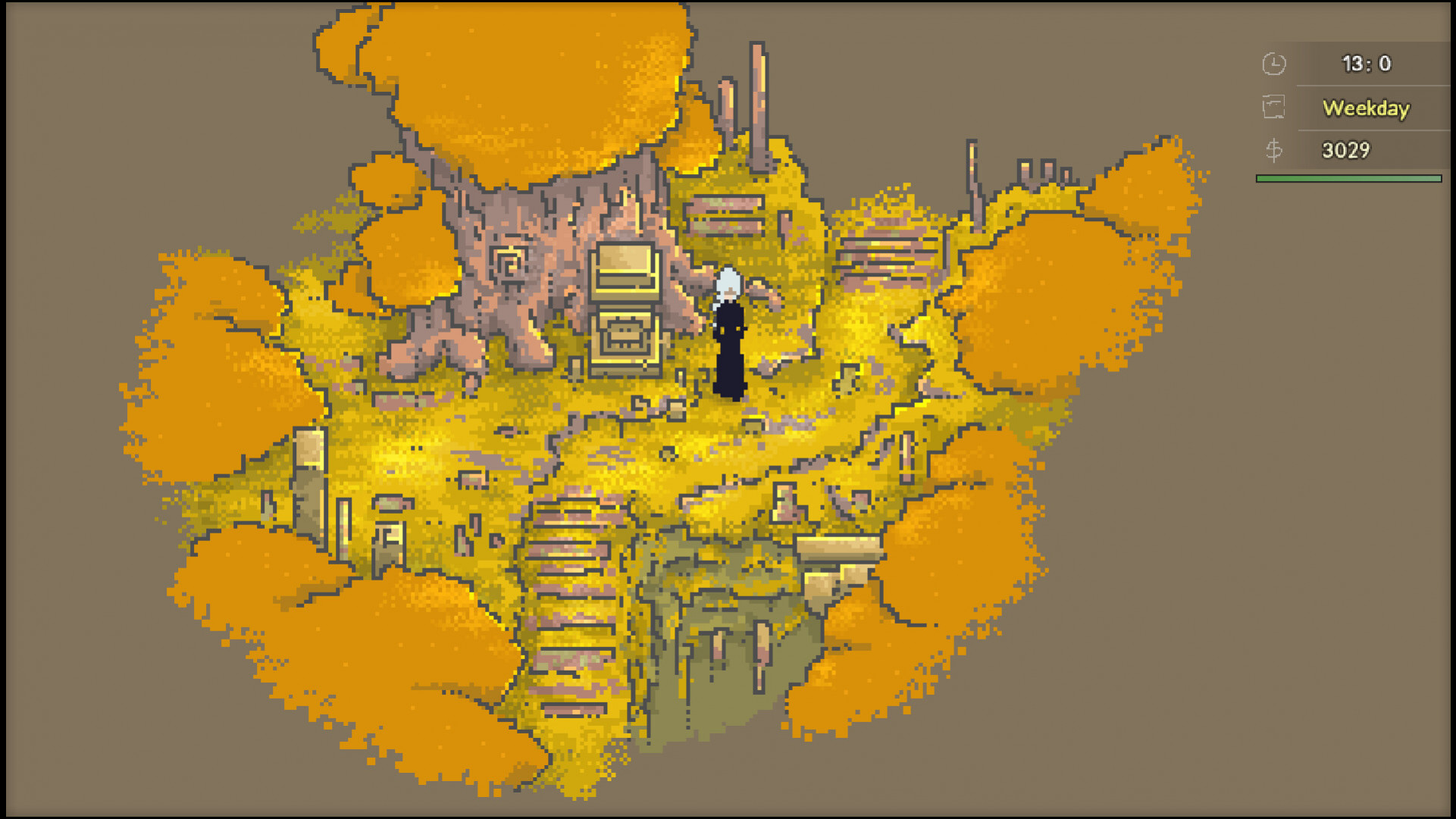 осенний лес в artis impact.