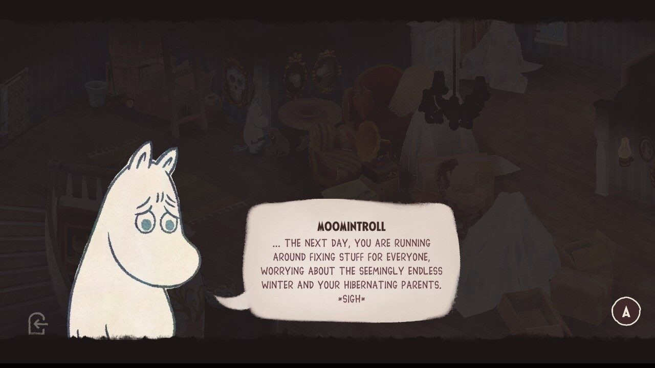 Скриншот из Moomintroll: Winter’s Warmth на ПК