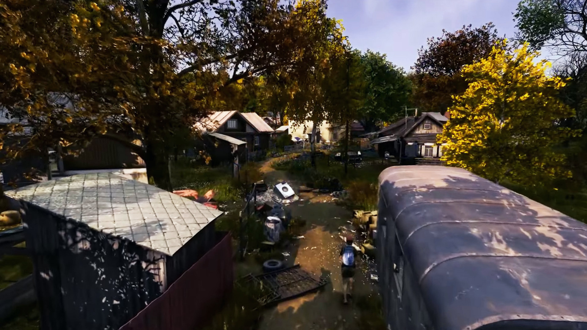 Лучшие серверы DayZ: заросшая группа домов