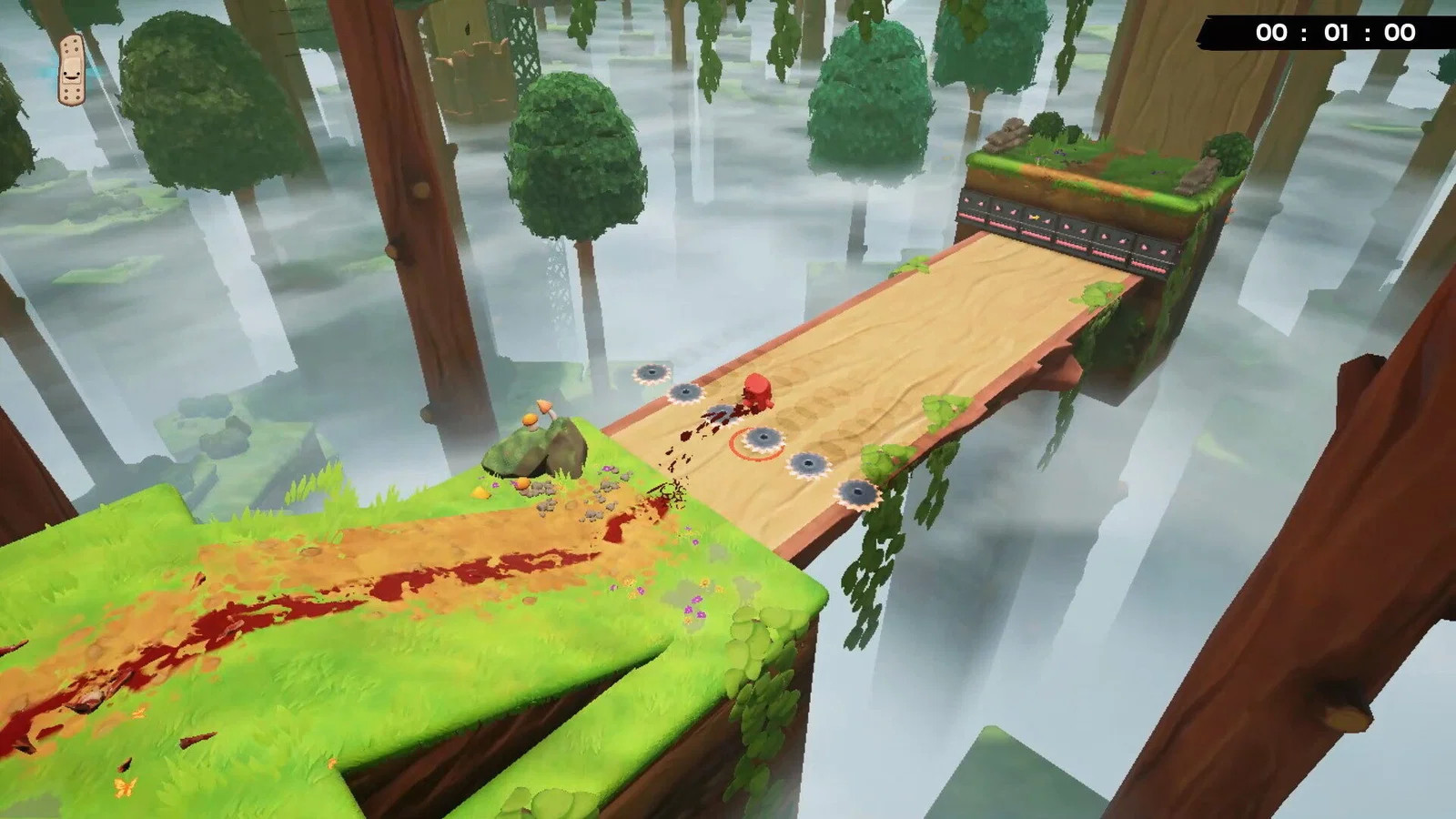 Платформинг в Super Meat Boy 3D (Nintendo Switch)