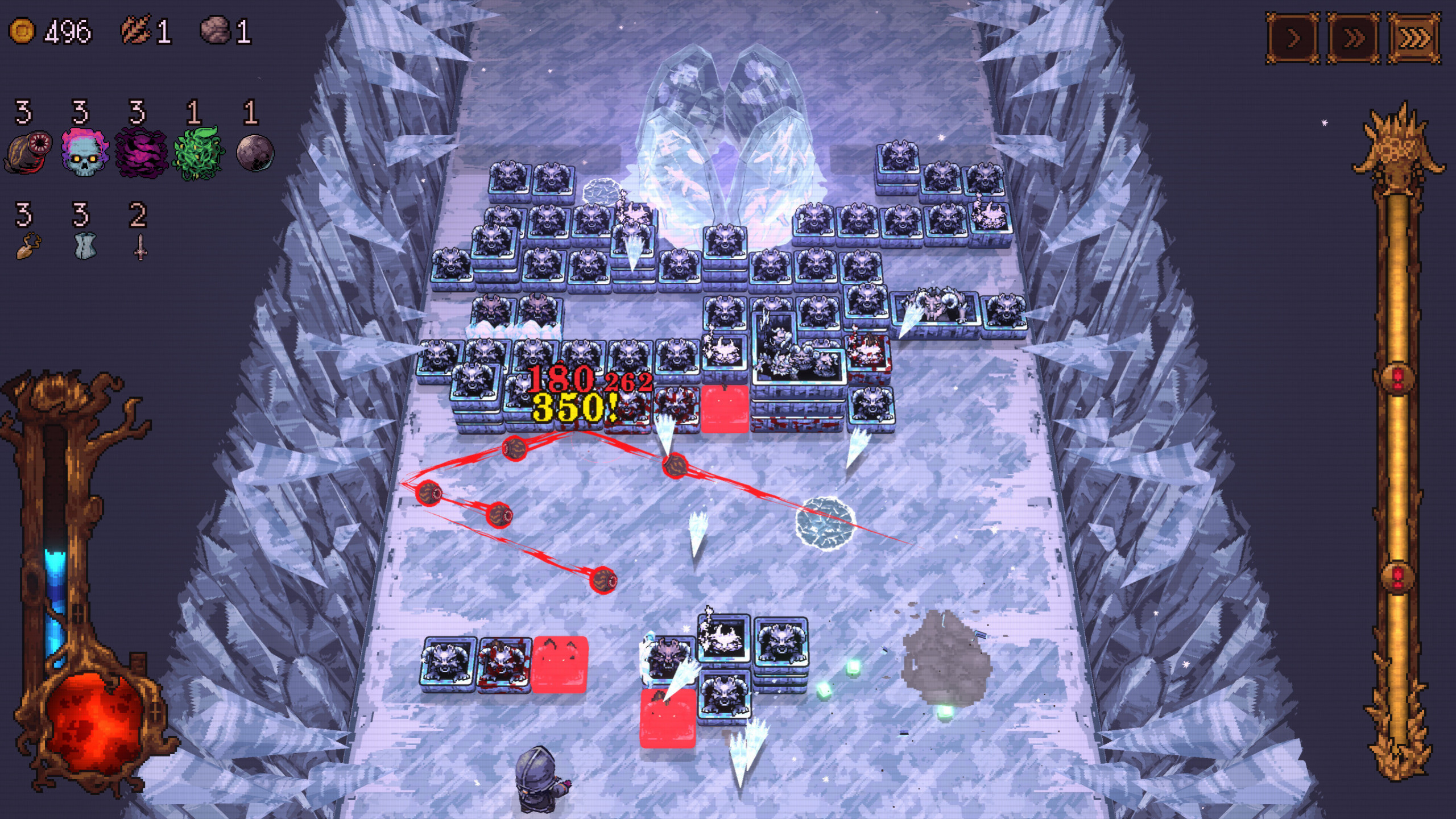 ледяной уровень Ball x Pit.