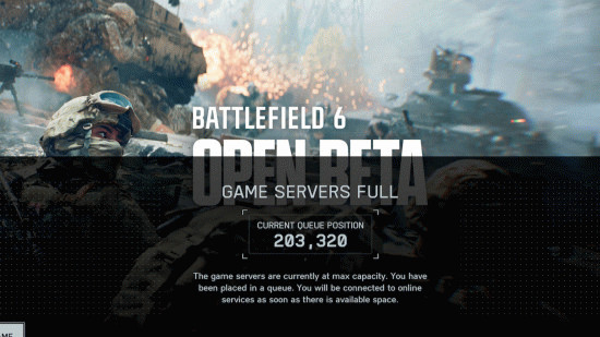 Актуальные цифры очереди на серверы Баттлфилд 6.