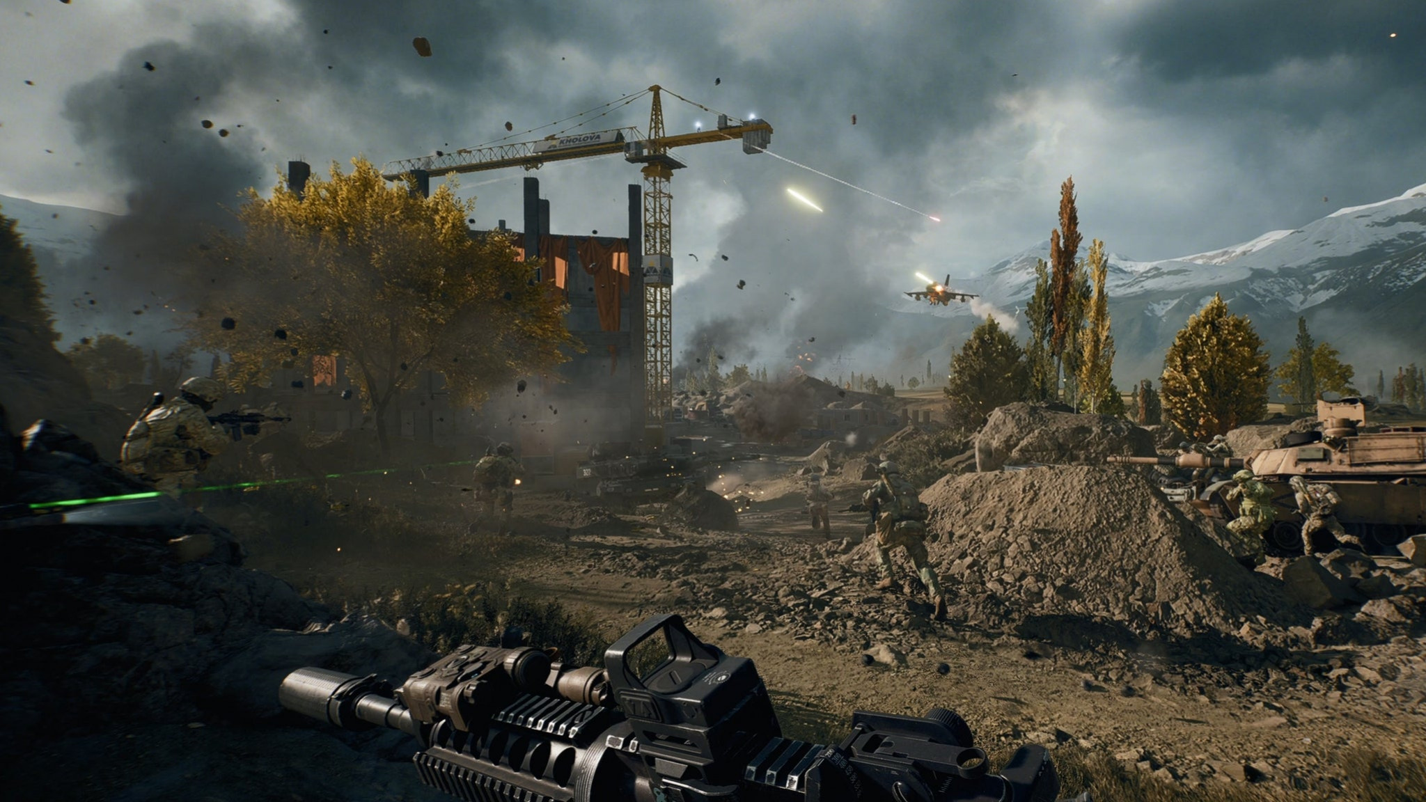 Техника и бои на большой карте в Battlefield 6