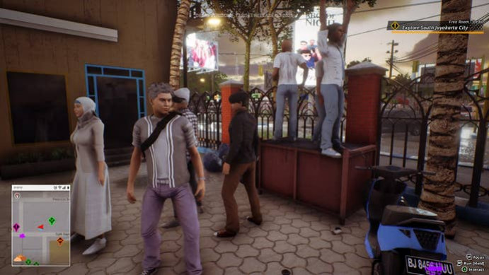 Группа парней танцует на ящике в закоулке в Troublemaker 2.