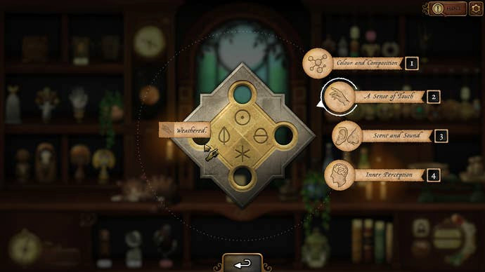 Изучаем странный артефакт, покрытый рунами, в Strange Antiquities.