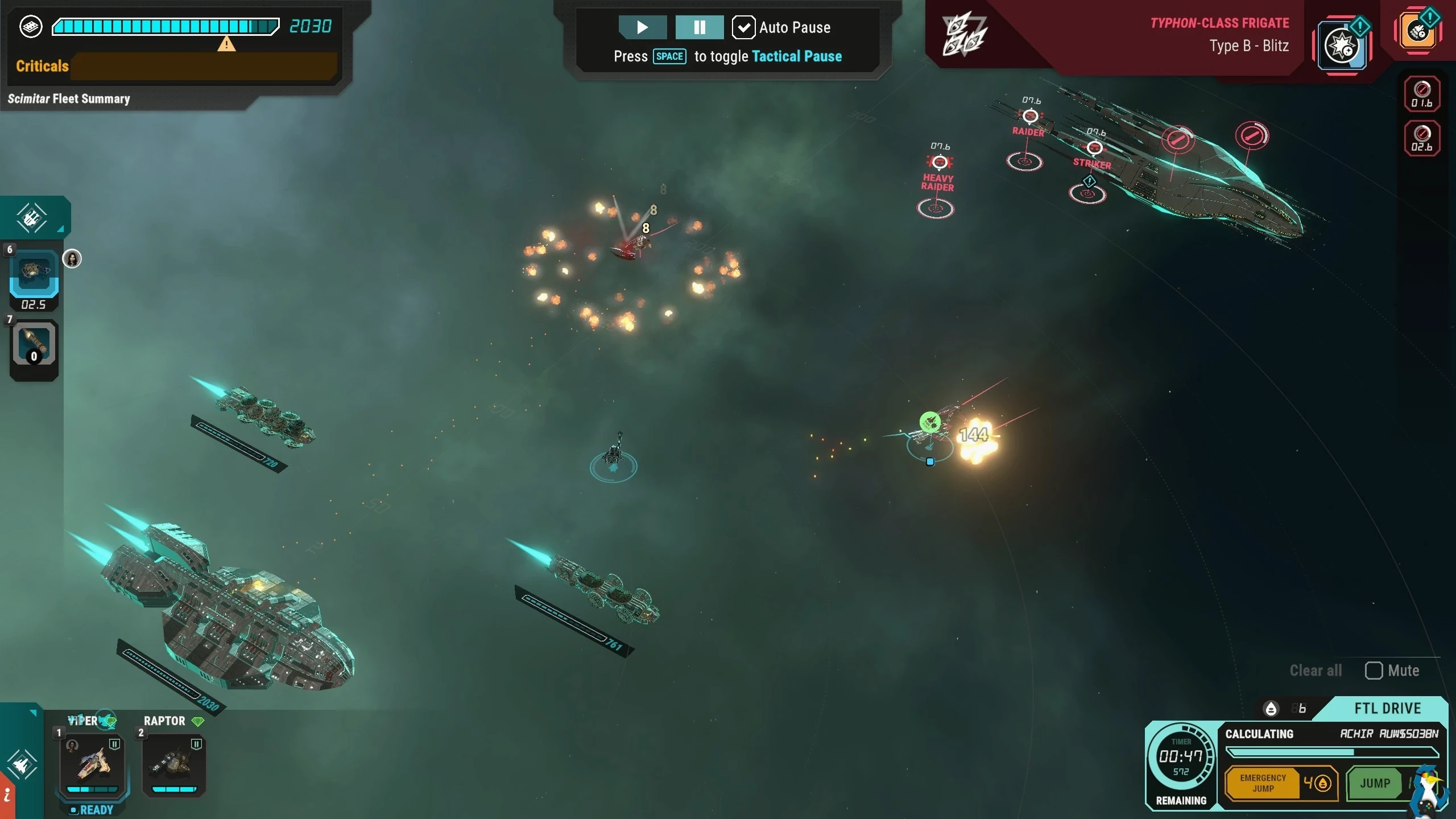 Бой в Battlestar Galactica: Scattered Hopes