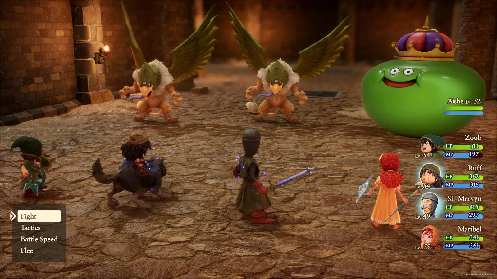 Геймплей Dragon Quest VII Reimagined