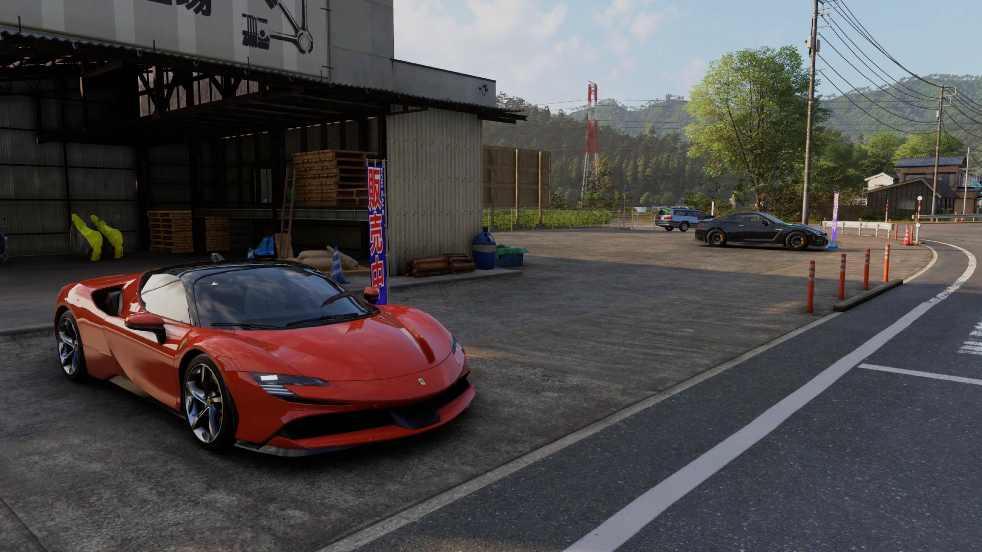 Несколько тюнингованных автомобилей, выставленных на продажу в Forza Horizon 6.