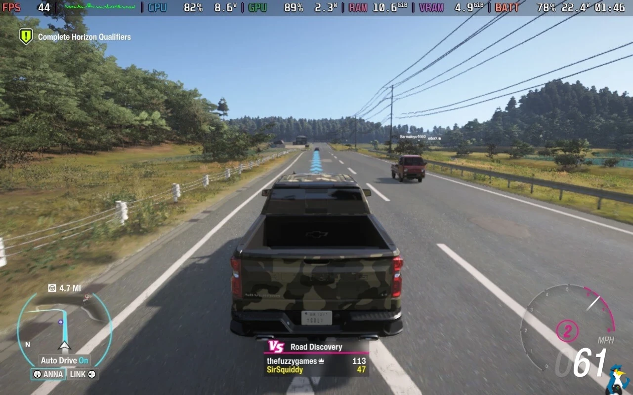 Forza Horizon 6 на Steam Deck OLED