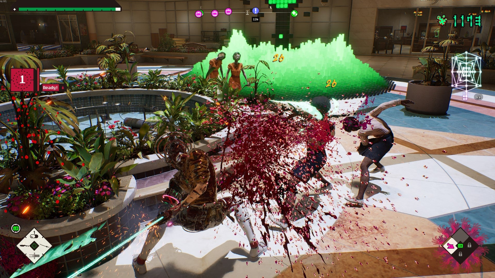 Ромео сражается с гниющими зомби в Romeo is a Dead Man.