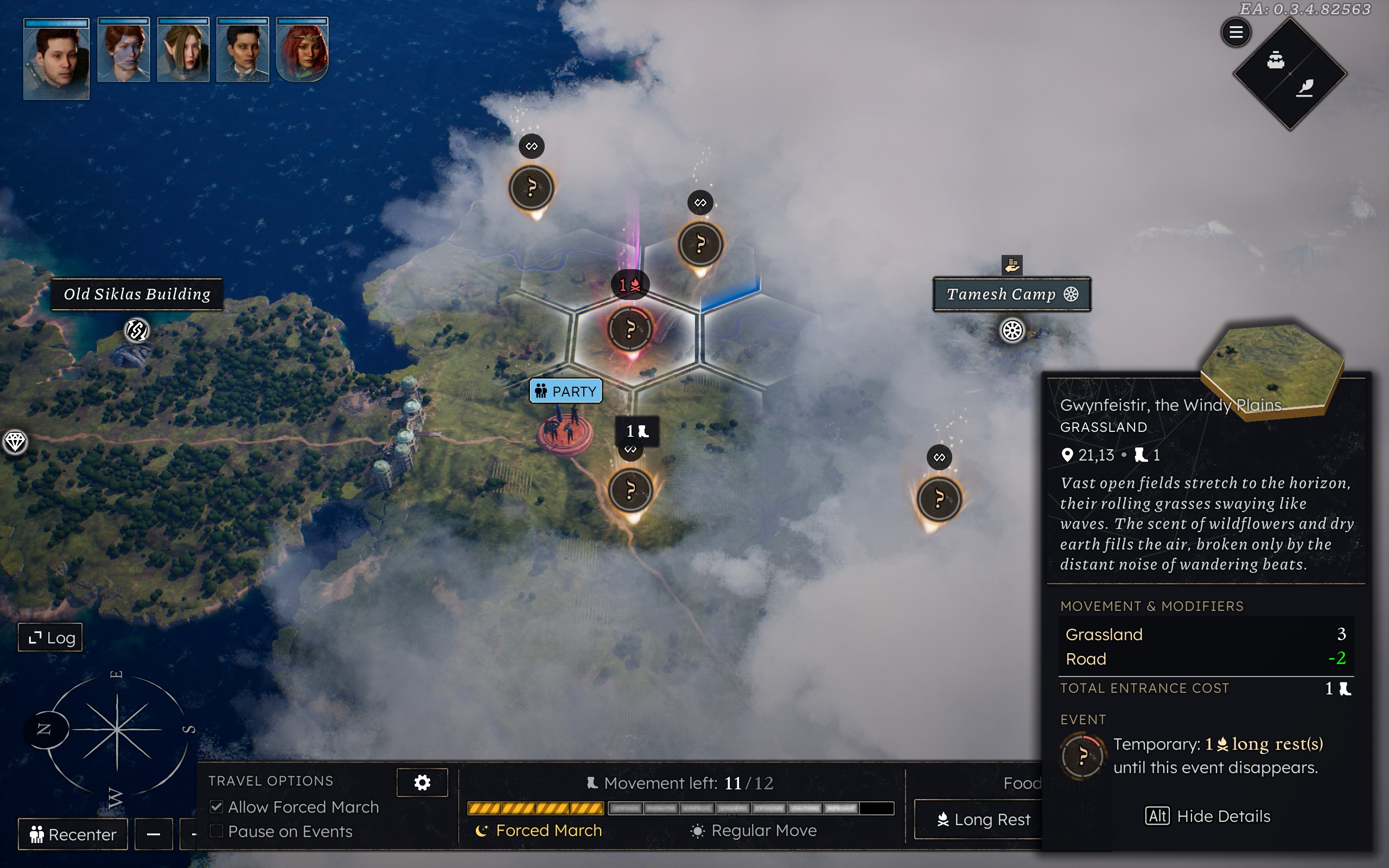 Путешествие по степям на гекс-карте