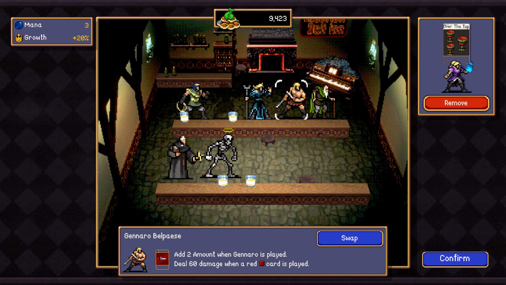 Vampire Crawlers, карточный рогалик про подземелья, Дженнаро