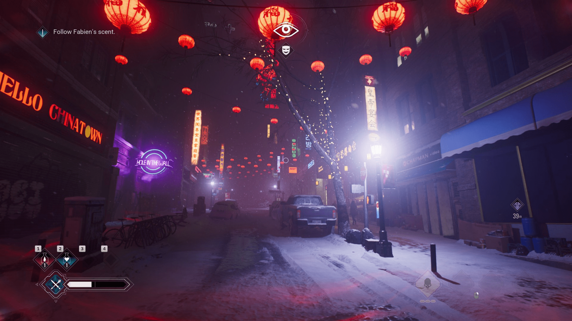 Изображение района Чайнатаун из Vampire The Masquerade Bloodlines 2