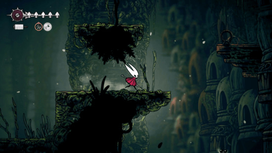 Карта Hollow Knight: Silksong: Панцирный лес