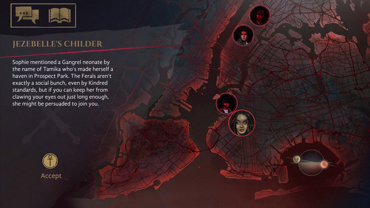 Игра Vampire: The Masquerade – Coteries of New York Deluxe Edition, скриншот