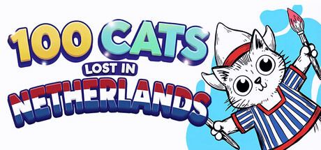 Купить игру 100 Cats Lost in Netherlands Find & Color