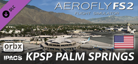 Игра Aerofly FS 2 - Orbx - Palm Springs International Airport