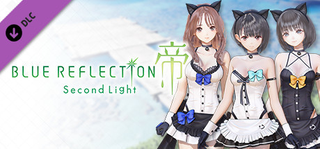 Игра BLUE REFLECTION: Second Light - Rena, Hinako & Uta Costumes - Hospitable Kitties