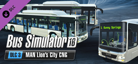 Игра Bus Simulator 16 - MAN Lion's City CNG Pack