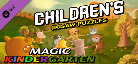 Игра Children's Jigsaw Puzzles - Magic Kindergarten