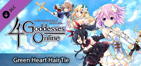 Игра Cyberdimension Neptunia: 4 Goddesses Online - Green Heart Hair Tie