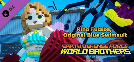 Игра EARTH DEFENSE FORCE: WORLD BROTHERS - Additional Character: Riho Futaba, Original Blue Swimsuit
