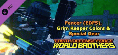 Игра EARTH DEFENSE FORCE: WORLD BROTHERS - Fencer (EDF5), Grim Reaper Colors & Special Gear