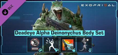Игра Exoprimal - Deadeye Alpha Deinonychus Body Set