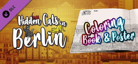 Игра Hidden Cats in Berlin - Printable PDF Coloring Book and Poster