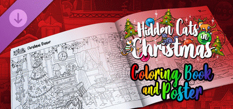 Купить игру Hidden Cats in Christmas - Coloring Book and Poster