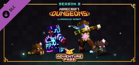 Игра Minecraft Dungeons: Luminous Night Adventure Pass