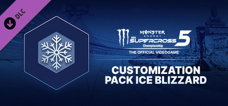 Игра Monster Energy Supercross 5 - Customization Pack Ice Blizzard