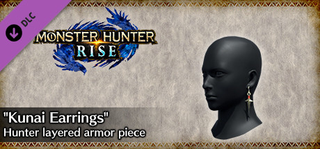 Игра MONSTER HUNTER RISE - "Kunai Earrings" Hunter layered armor piece