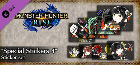 Игра MONSTER HUNTER RISE - "Special Stickers 4" Sticker set