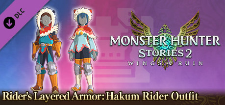 Игра Monster Hunter Stories 2: Wings of Ruin - Rider's Layered Armor: Hakum Rider Outfit