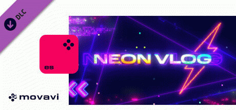 Игра Movavi Video Editor 2024 - Neon Vlog Pack