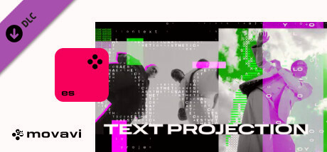 Игра Movavi Video Suite 2024 - Text Projection Overlay Pack