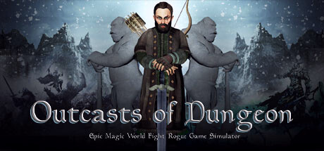 Игра Outcasts of Dungeon:Epic Magic World Fight Rogue Game Simulator