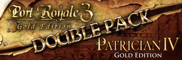 Игра Port Royale 3 Gold and Patrician IV Gold - Double Pack
