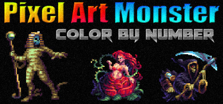 Игра Pixel Art Monster - Color by Number
