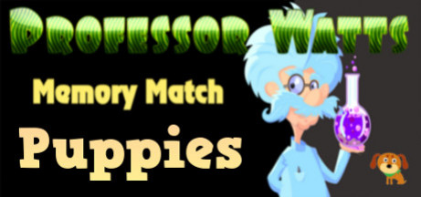 Игра Professor Watts Memory Match: Puppies