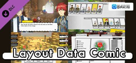 Игра RPG Developer Bakin Layout Data Comic