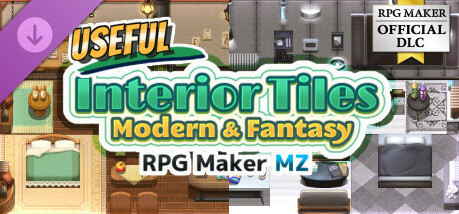 Игра RPG Maker MZ - Useful Interior Tiles Modern and Fantasy