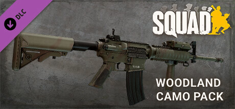 Игра Squad Weapon Skins - Woodland Camo Pack