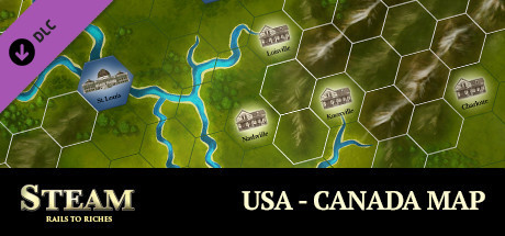 Игра Steam: Rails to Riches - USA-Canada Map