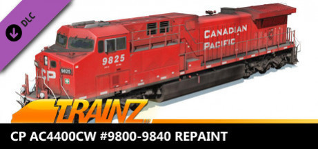 Игра Trainz 2022 DLC - CP AC4400CW #9800-9840 Repaint