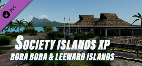 Игра X-Plane 12 Add-on: Aerosoft - Society Islands XP - Bora Bora & Leeward Islands