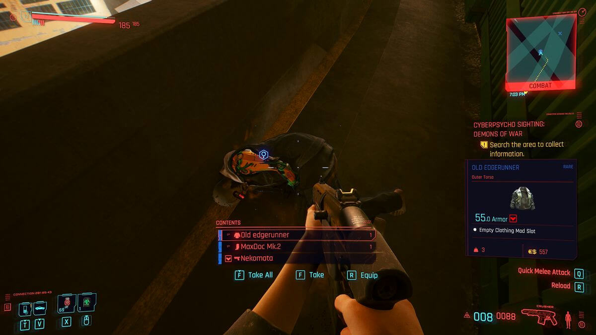 Как пройти задание «Приступ киберпсихоза: Демоны войны» в Cyberpunk 2077