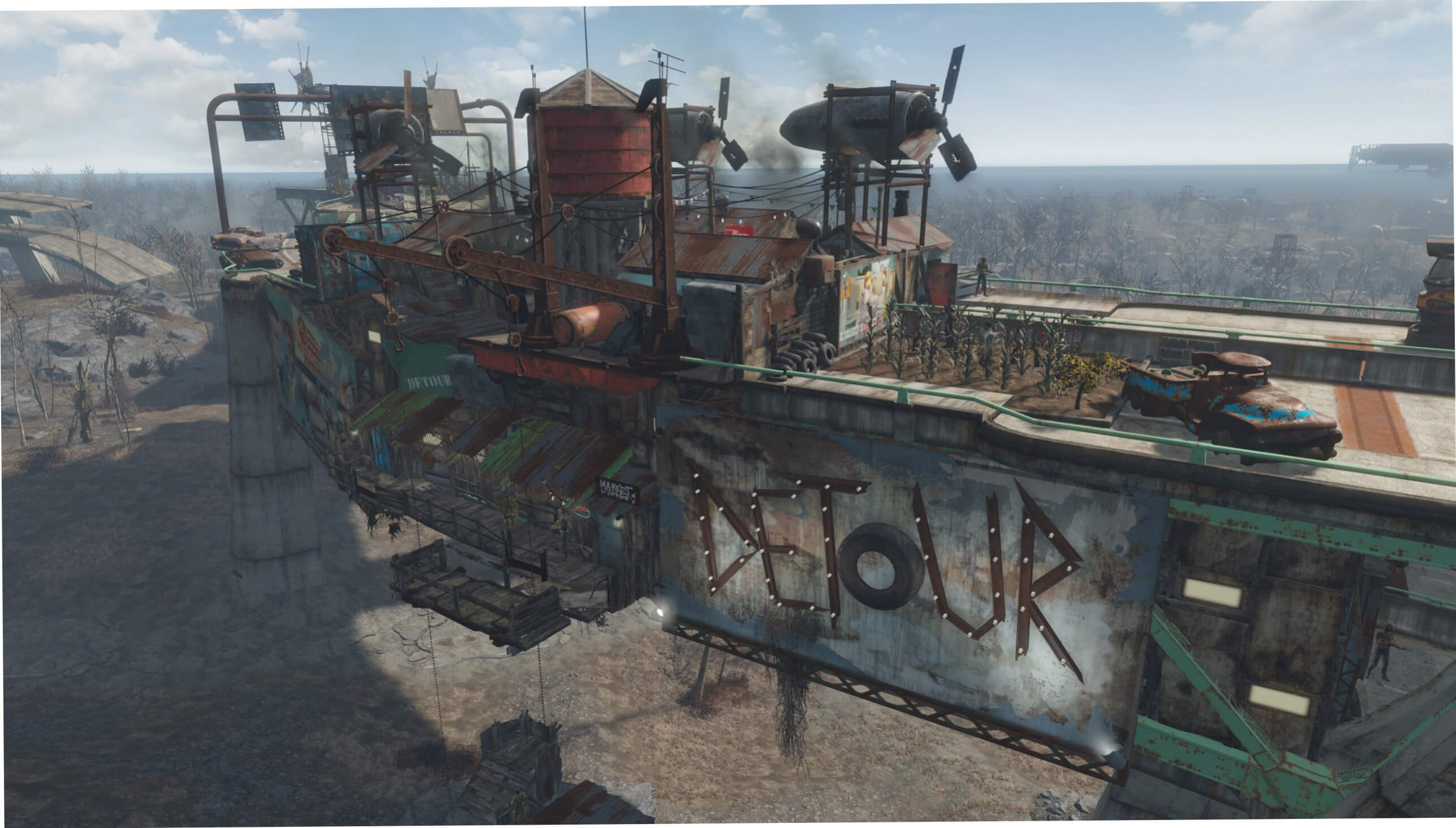 Мод для Fallout 4 добавляет целый городок и даёт вступить в банду